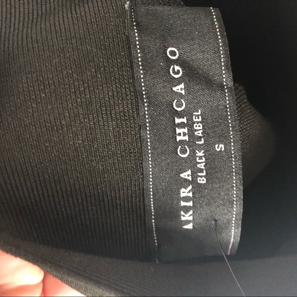 Akira Chicago Black Tight Surrounding Pencil Skirt - Picture 3 of 5